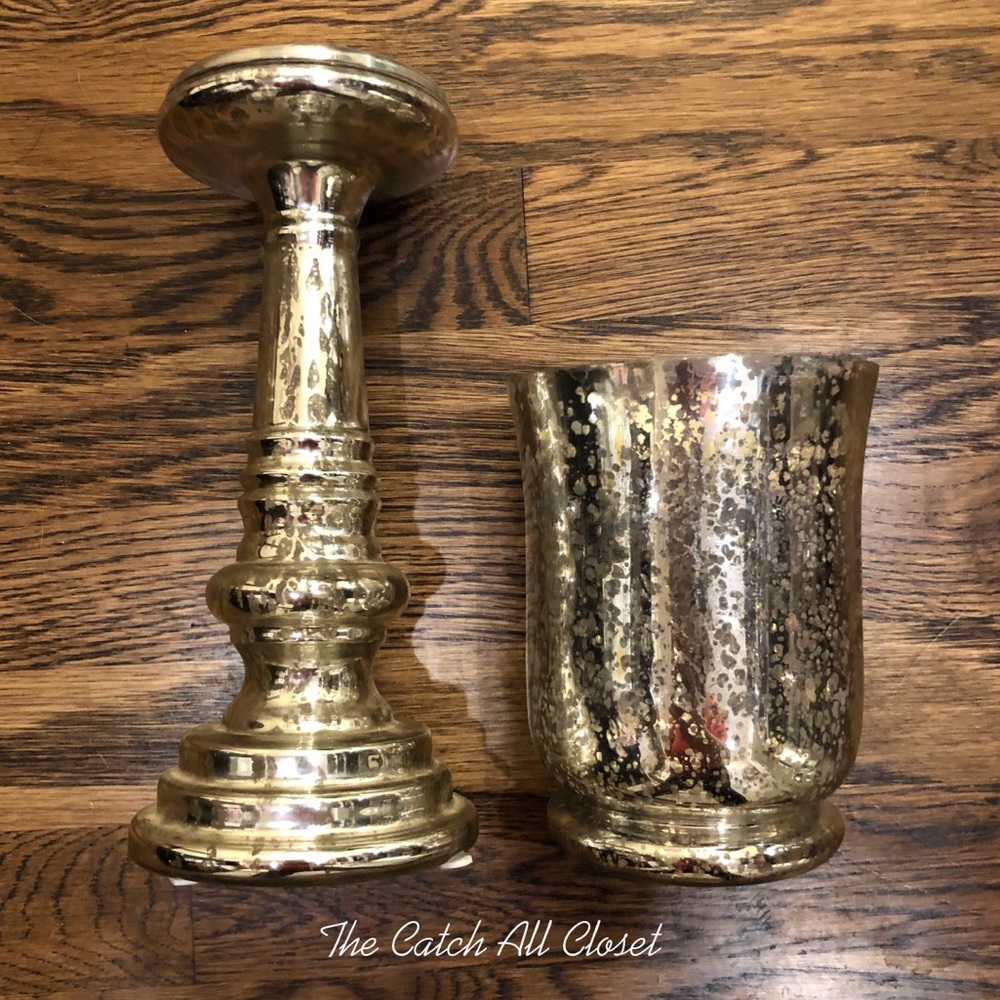 Candle Holder and Vase Set